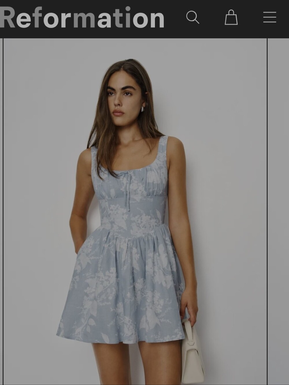 Reformation Daria Linen Dress